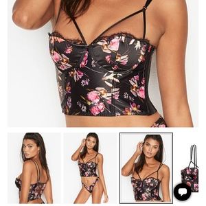 victoria’s secret bustier bra top size 34D